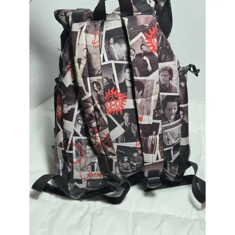 Supernatural SlouC Castiel Dean Backpack Join The Hunt Hot Topic Y2k Vtg Retired